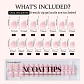 XCOATTIPS® French – Extra Short Squoval White Tips - Miniatura 4