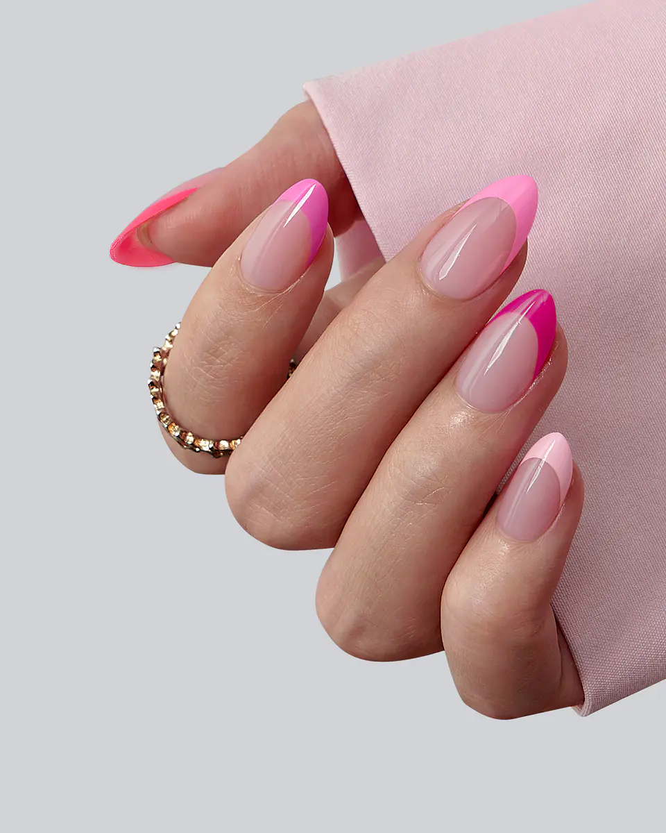 XCOATTIPS® French – Short Almond Pink Tips  3