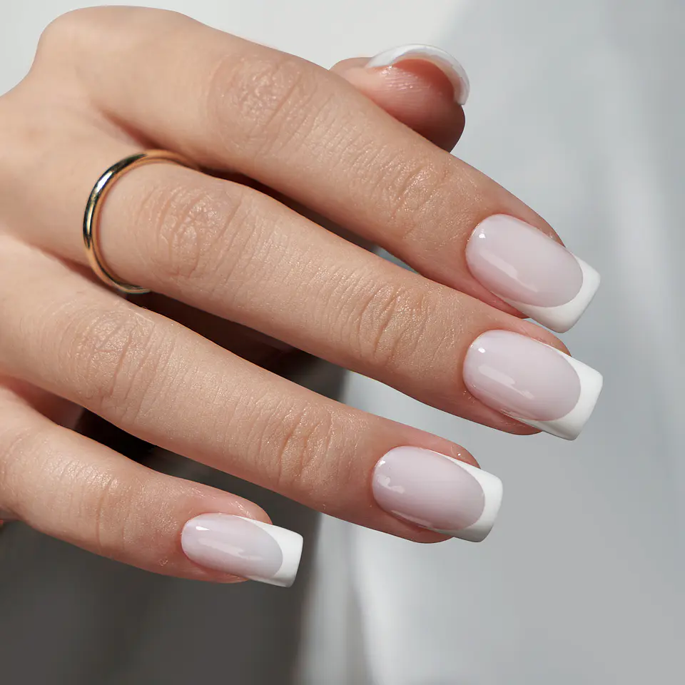 XCOATTIPS® French - Short Square White Tips 2