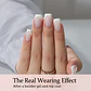 XCOATTIPS® French - Short Square White Tips - Miniatura 3
