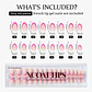 XCOATTIPS® French - Short Almond Brighter Pastel Tips - Miniatura 5