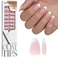 XCOATTIPS® French - Short Almond White Tips - Miniatura 1