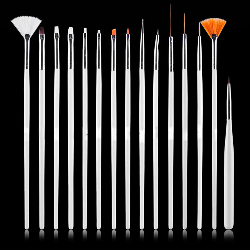 Set 15 Pinceles Nail Art 2