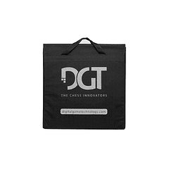 Bolso para transportar tablero y piezas de ajedrez o e-board marca DGT color negro