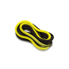 Cuerda de gimnasia rítmica VENTURELLI (Certificada FIG) amarillo neón - negro - 3 m 