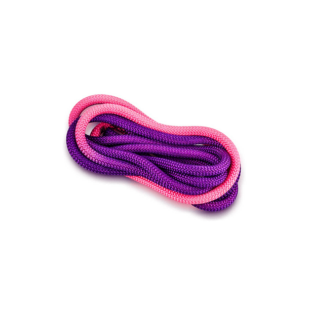 Cuerda de gimnasia rítmica VENTURELLI (Certificada FIG) morado rosado - 3 m  1