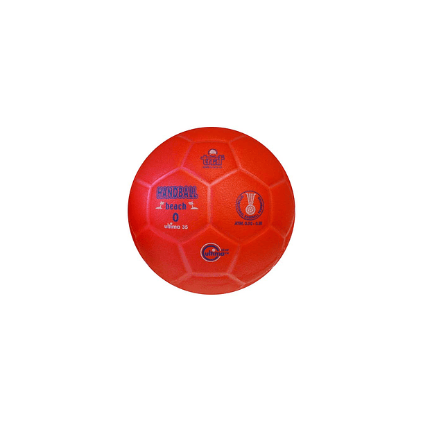 Balón de Handball playa Marca Trial Modelo Ultima 35 N° 0 rojo