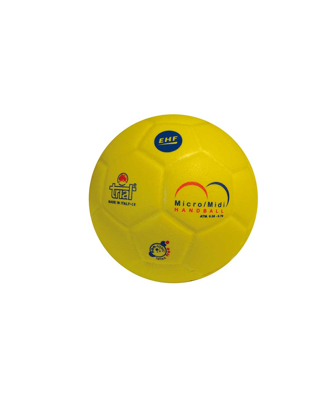 Balón de Handball Modelo One Goal Game SH1 amarillo marca TRIAL
