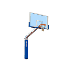 Poste de básquetbol con Tablero Plexiglas y Aro