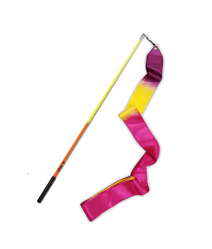 Estilete bicolor con cinta Nastro 06 de gimnasia rítmica (Certificada FIG)
