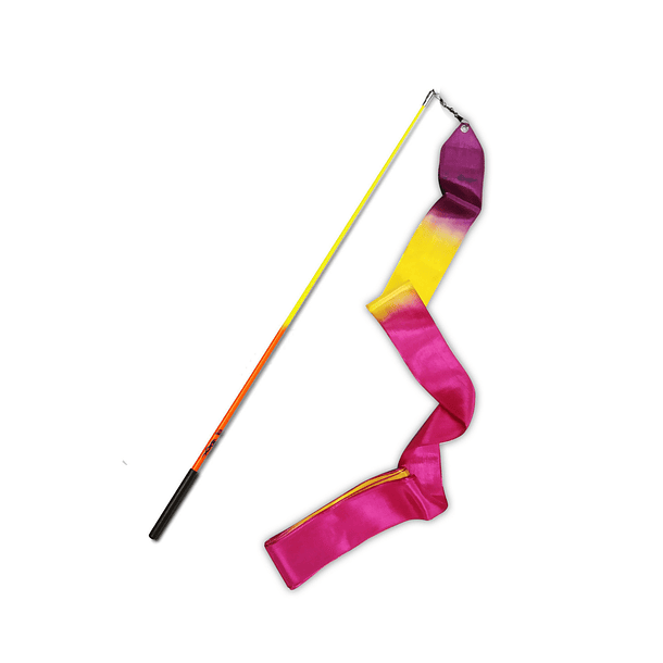 Estilete bicolor con cinta Nastro 06 de gimnasia rítmica (Certificada FIG)