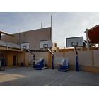 Jirafas de básquetbol (aprobadas FIBA nivel 3) + Postes fijos de básquetbol - comuna de Arica 2