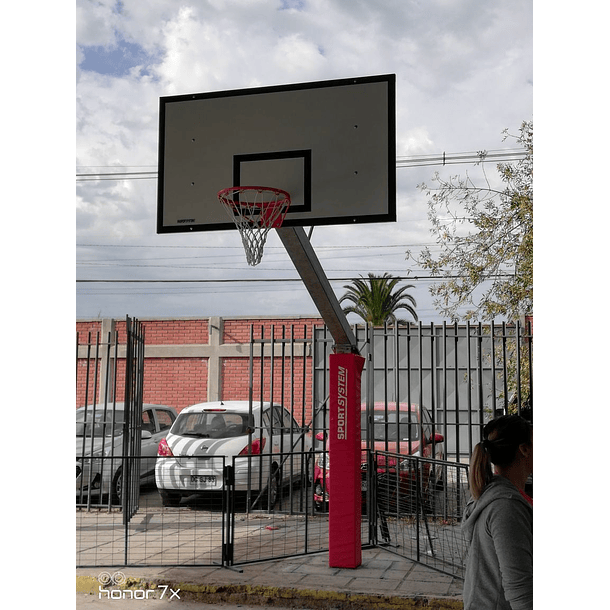 Poste de básquetbol fijo - comuna de la Pintana 1