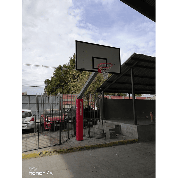 Poste de básquetbol fijo - comuna de la Pintana 2
