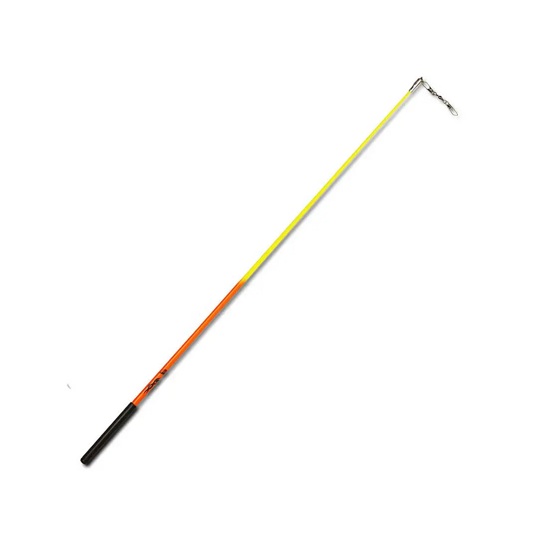 Estilete de gimnasia rítmica VENTURELLI (Certificado FIG) bicolor Naranja-Amarillo 1