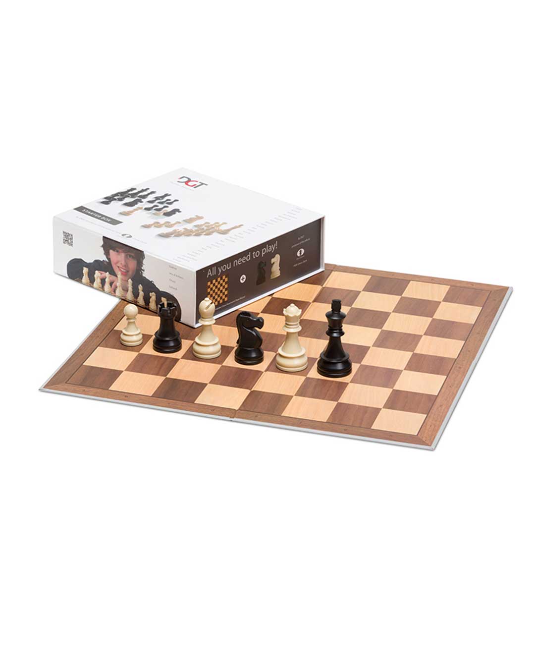 Tablero de ajedrez Starter Box Grey DGT (tablero y piezas)