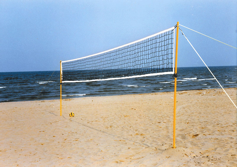 Set de par de postes de vóleibol playa para uso recreativo – S05052 fabricado en Italia
