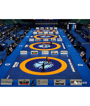 Área de Lucha Olimpica para Competencia (Certificado UWW)  - dimensiones 12m x 12mx 6cm