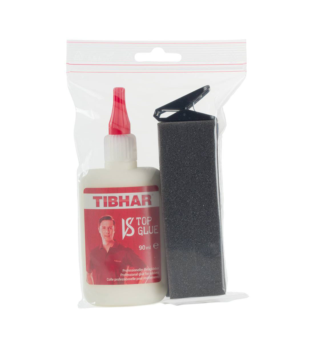 Pegamento para gomas de tenis de mesa Tibhar VS TOP Glue 90 ml