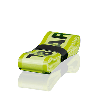 Cinta de mango de paleta de Tenis de mesa Tibhar Super Grip Tape 110 cm - Amarillo Neon y negro