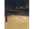 Poste (parante) de Vóleibol para uso exterior e interior con pad de protección de alta densidad