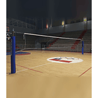 Poste (parante) de Vóleibol para uso exterior e interior con pad de protección de alta densidad 1