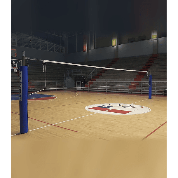 Poste (parante) de Vóleibol para uso exterior e interior con pad de protección de alta densidad 1