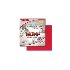 Goma de tenis de mesa Tibhar Evolution MX-P50 2.1 mm - Rojo