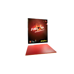 Goma Andro Hexer Powersponge 2.1 mm - Rojo