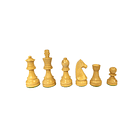 Tablero de ajedrez de madera de 48 cm fijo con piezas de madera Acacia modelo Alemán Rey 8,9 cm (34 piezas) 2