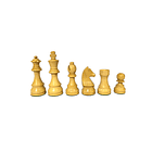Tablero de ajedrez de madera de 52 cm fijo con piezas de madera ebonizada modelo Alemán Rey 9,5 cm (34 piezas) 2