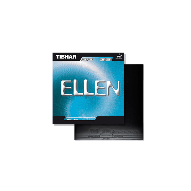 Goma de tenis de mesa Tibhar Ellen OFF 1.5 mm - anti-topspin 1