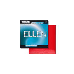 Goma de tenis de mesa Tibhar Ellen OFF 1.5 mm - anti-topspin - Rojo