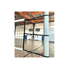 Malla de vóleibol profesional con par de antenas fabricada en Italia