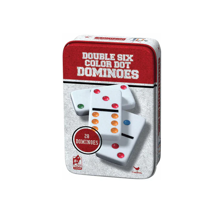 Dominó (doble 6) con puntos de colores - 28 piezas 1