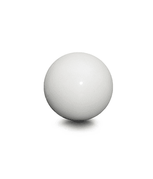 Balón de gimnasia rítmica VENTURELLI  (certificado FIG) Glitter - Blanco