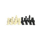 Set de ajedrez tablero de vinilo con piezas y bolso 3