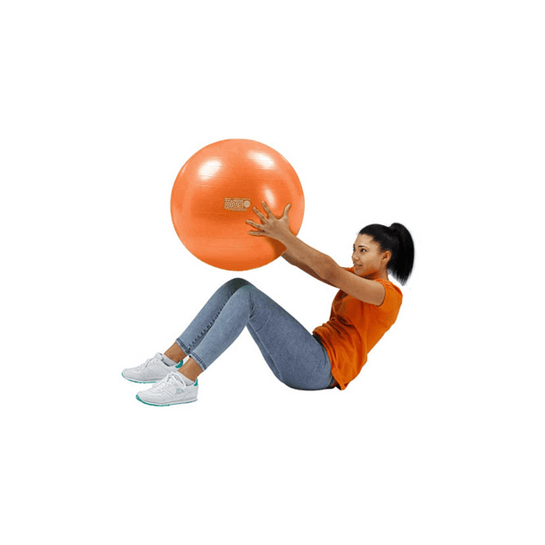 Balón de Pilates Plus Naranja 65 cm 2