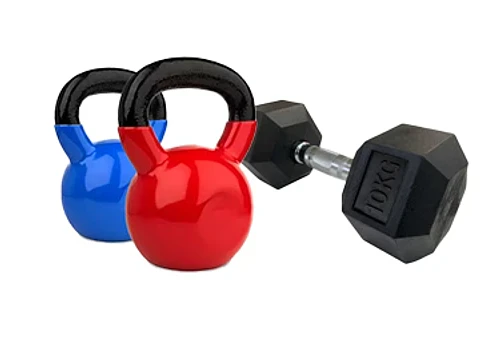 Mancuernas y Pesas rusas