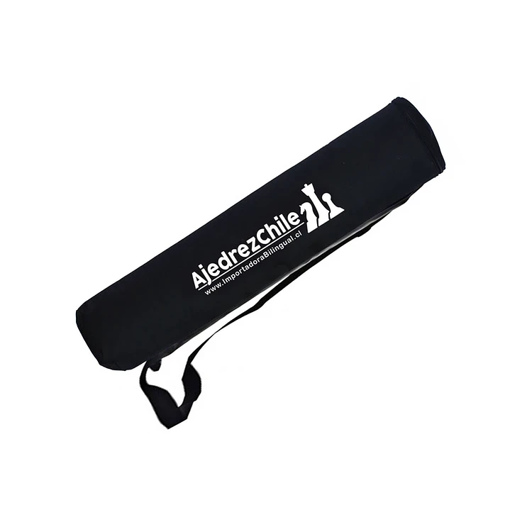 Set de ajedrez tablero de goma con piezas y bolso 3