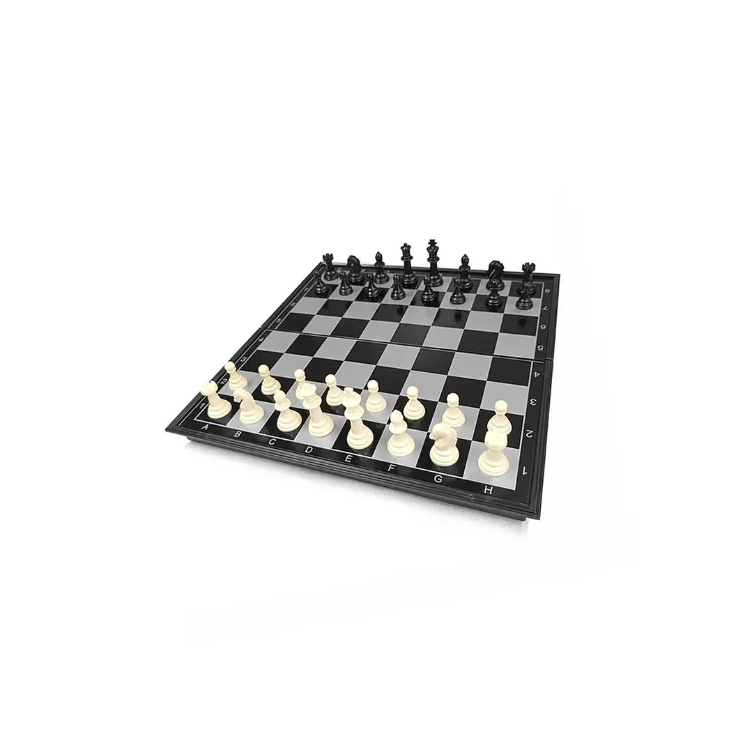 Ajedrez plegable magnético con piezas plásticas 4