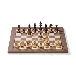 Set  de ajedrez DGT e-Board USB Walnut con piezas de madera Timeless