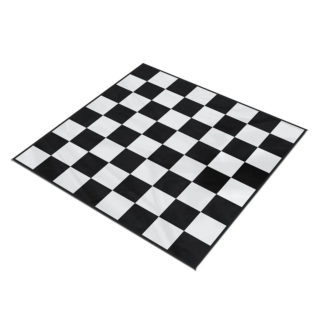 Set de ajedrez gigante (con tablero de nylon - piezas negras y blancas) 2