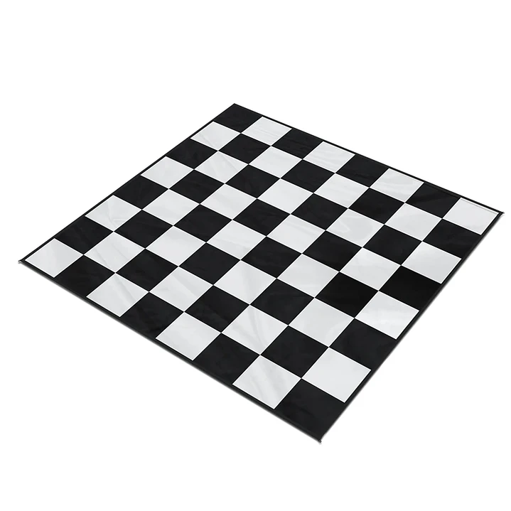 Set de ajedrez gigante (con tablero de nylon - piezas negras y blancas) 2