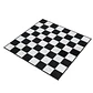 Set de ajedrez gigante (con tablero de nylon - piezas negras y blancas) - Miniatura 2