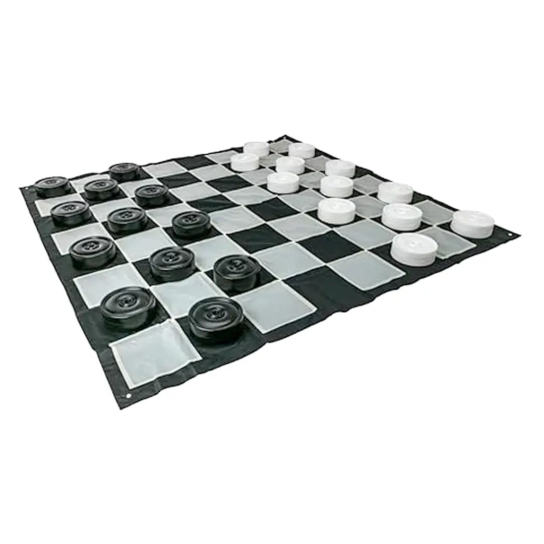 Juego de Dama Gigante - tablero de tela 1