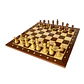 Tablero de ajedrez de madera de 48 cm fijo con piezas de madera Acacia modelo Alemán Rey 8,9 cm (34 piezas) - Miniatura 1