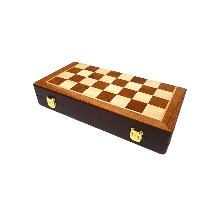 Ajedrez madera plegable (caja) de 30cm magnético 6