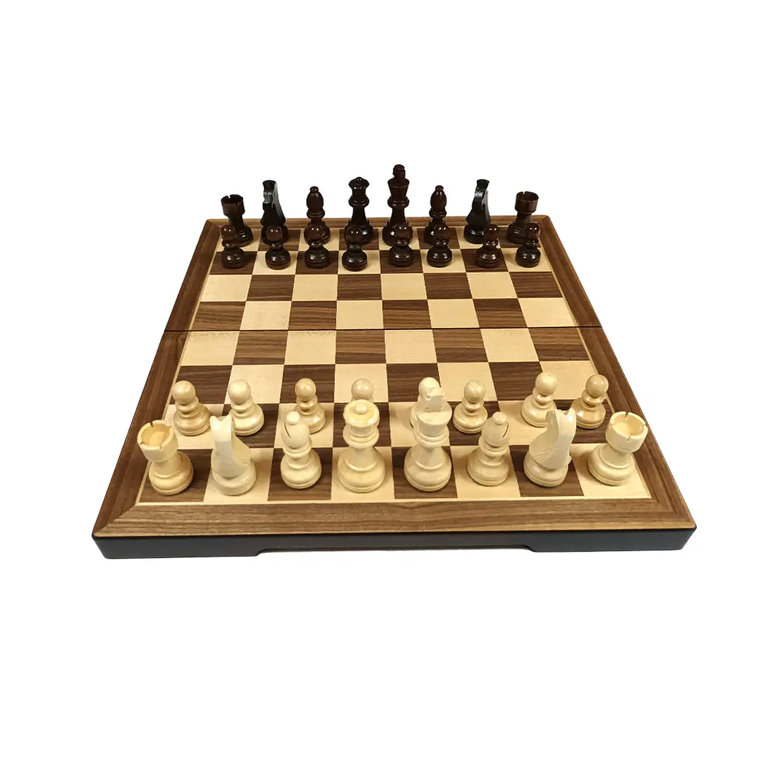 Ajedrez madera plegable (caja) de 36cm  2