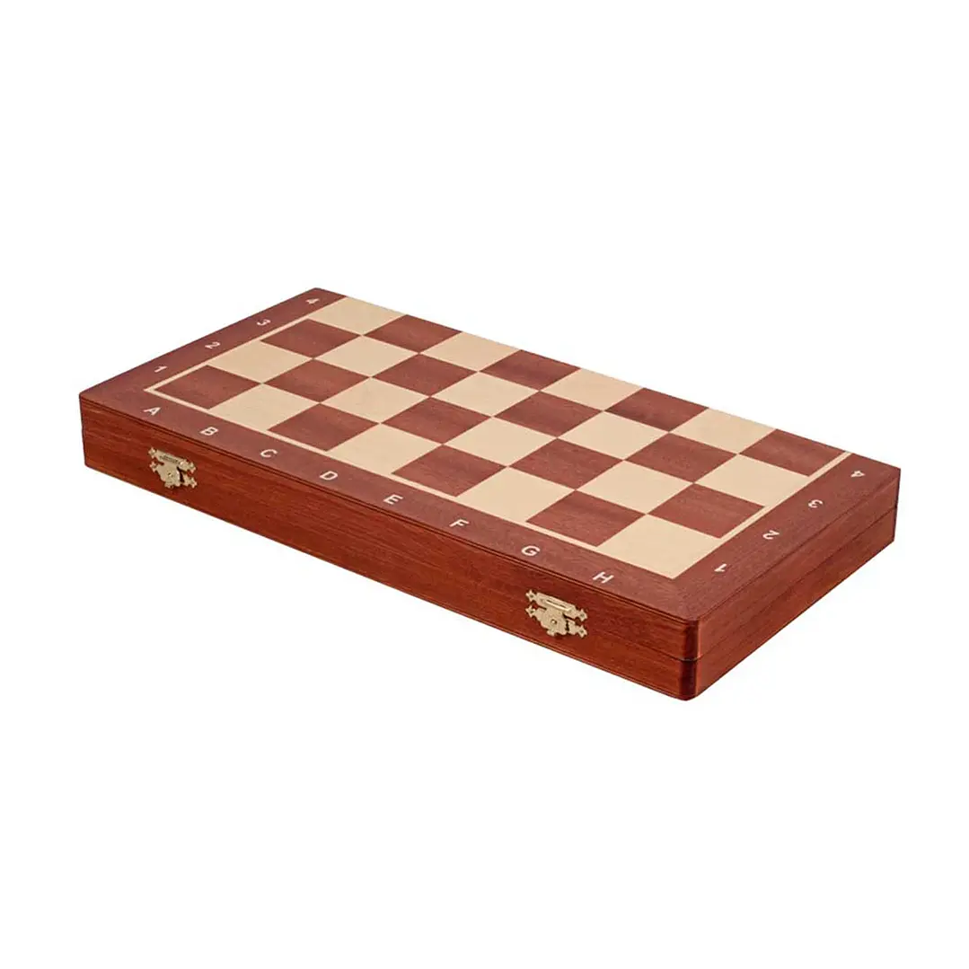 Ajedrez madera plegable (caja) de 48cm  Rey 9cm aprox  CH95 2